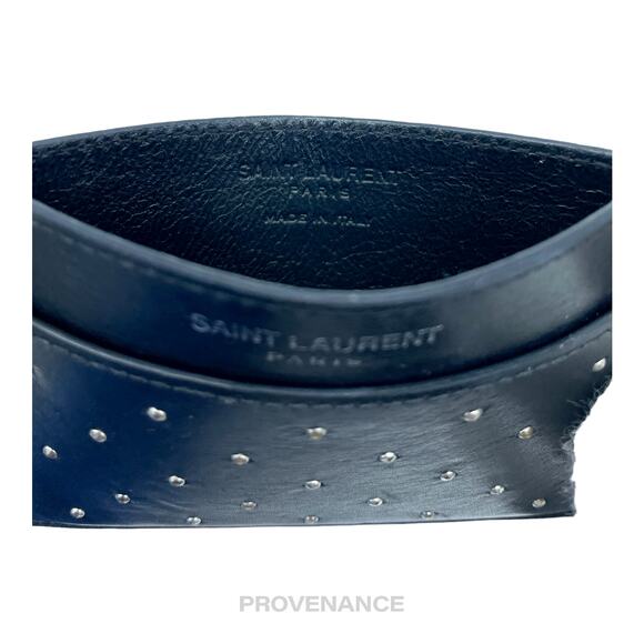 🔴 Saint Laurent Paris SLP Card Holder Wallet - Studded - Picture 5 of 6